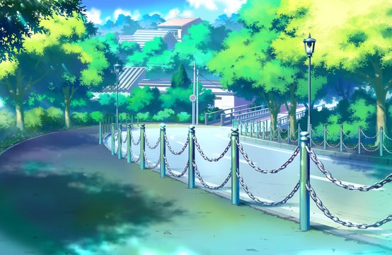 公会堂前の坂道